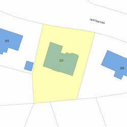 225 Hartman Rd, Newton, MA 02459 plot plan