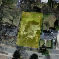 31 Wyman St, Newton, MA 02468 aerial view