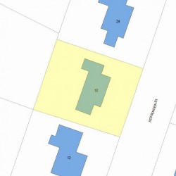 18 Fessenden St, Newton, MA 02460 plot plan