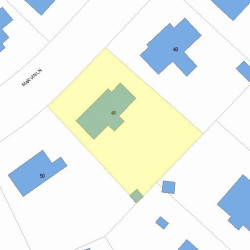 46 Marvin Ln, Newton, MA 02459 plot plan