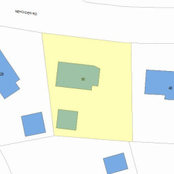 56 Nehoiden Rd, Newton, MA 02468 plot plan