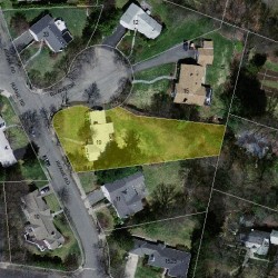 19 Ruane Rd, Newton, MA 02465 aerial view