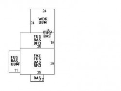 297 Woodward St, Newton, MA 02468 floor plan