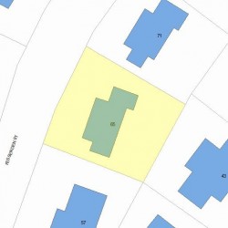 65 Fessenden St, Newton, MA 02460 plot plan