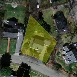 74 Colbert Rd, Newton, MA 02465 aerial view