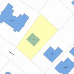 24 Ripley St, Newton, MA 02459 plot plan