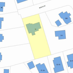 14 Bonita St, Newton, MA 02465 plot plan