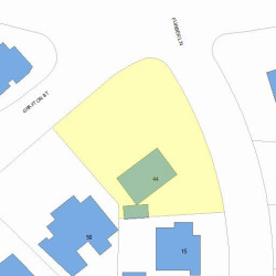 44 Grafton St, Newton, MA 02459 plot plan