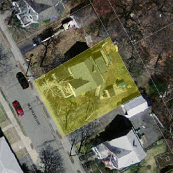 44 Wildwood Ave, Newton, MA 02460 aerial view