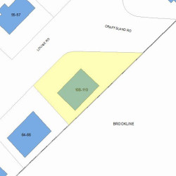 110 Craftsland Rd, Boston, MA 02467 plot plan