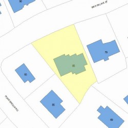 85 Brookline St, Newton, MA 02467 plot plan