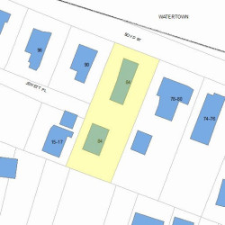 84 Boyd St, Newton, MA 02458 plot plan