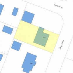 211 Plymouth Rd, Newton, MA 02461 plot plan