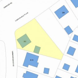 282 Commonwealth Ave, Newton, MA 02459 plot plan