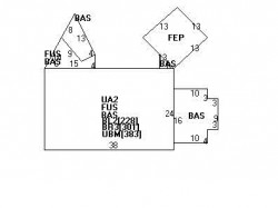 286 Ward St, Newton, MA 02459 floor plan