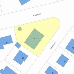 17 Charles St, Newton, MA 02461 plot plan