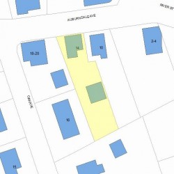 14 Auburndale Ave, Newton, MA 02465 plot plan