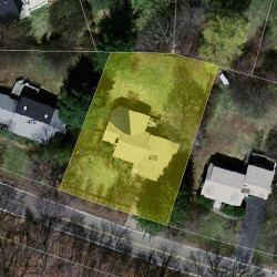 478 Quinobequin Rd, Newton, MA 02468 aerial view