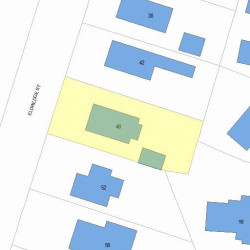 48 Eldredge St, Newton, MA 02458 plot plan