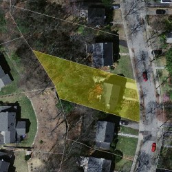 102 Garland Rd, Newton, MA 02459 aerial view