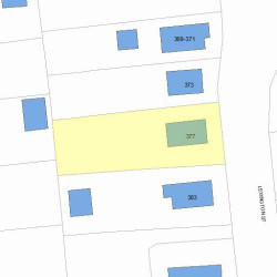 377 Lexington St, Newton, MA 02466 plot plan