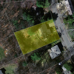 119 Dane Hill Rd, Newton, MA 02461 aerial view