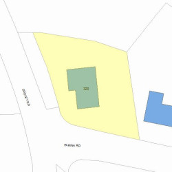 320 Dudley Rd, Newton, MA 02459 plot plan