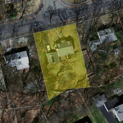 116 Roundwood Rd, Newton, MA 02464 aerial view