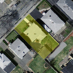 164 Linwood Ave, Newton, MA 02460 aerial view