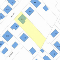 12 Middle St, Newton, MA 02458 plot plan
