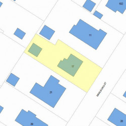 17 Marlboro St, Newton, MA 02458 plot plan