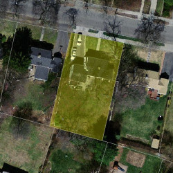 98 Fairway Dr, Newton, MA 02465 aerial view