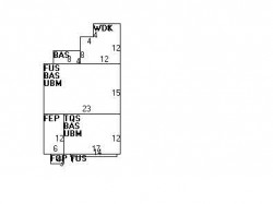 268 Cherry St, Newton, MA 02465 floor plan