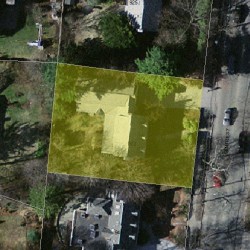 933 Centre St, Newton, MA 02459 aerial view