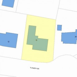 18 Turner Ter, Newton, MA 02460 plot plan