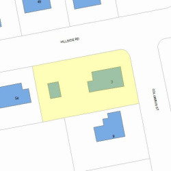 3 Columbus St, Newton, MA 02461 plot plan