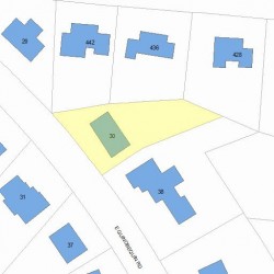 30 Quinobequin Rd, Newton, MA 02462 plot plan