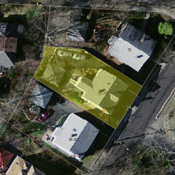 75 Glen Ave, Newton, MA 02459 aerial view