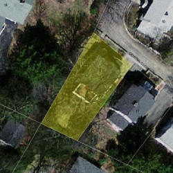 15 Central Close, Newton, MA 02466 aerial view