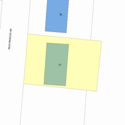 76 Beaconwood Rd, Newton, MA 02461 plot plan