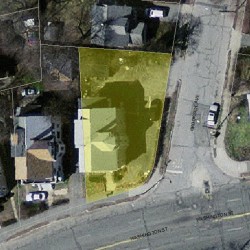 1011 Washington St, Newton, MA 02460 aerial view