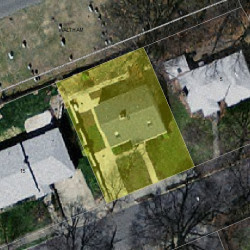 9 Kensington Ave, Newton, MA 02465 aerial view