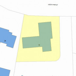 18 Pine St, Newton, MA 02465 plot plan