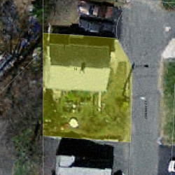 14 Cheney Ct, Newton, MA 02464 aerial view