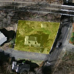 41 Glen Ave, Newton, MA 02459 aerial view