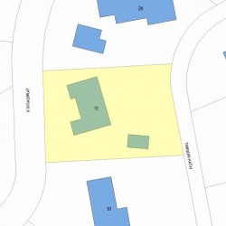 18 Timson Path, Newton, MA 02459 plot plan