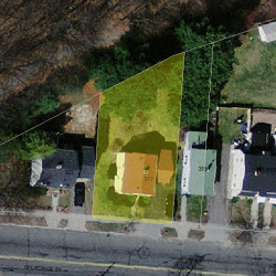 317 California St, Newton, MA 02458 aerial view