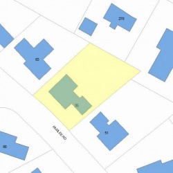 55 Fairlee Rd, Newton, MA 02468 plot plan