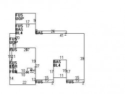 83 Oak Hill St, Newton, MA 02459 floor plan