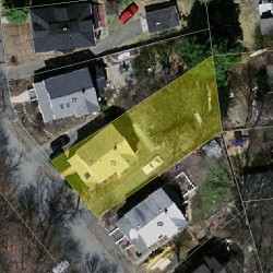 73 Kaposia St, Newton, MA 02466 aerial view